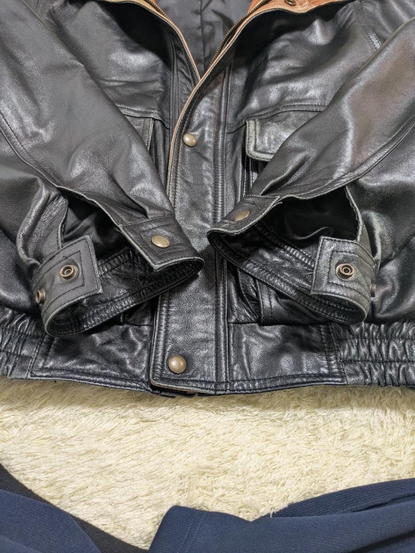 FREEDOM 羊革 レザージャケット A-2 G-1 雰囲気抜群