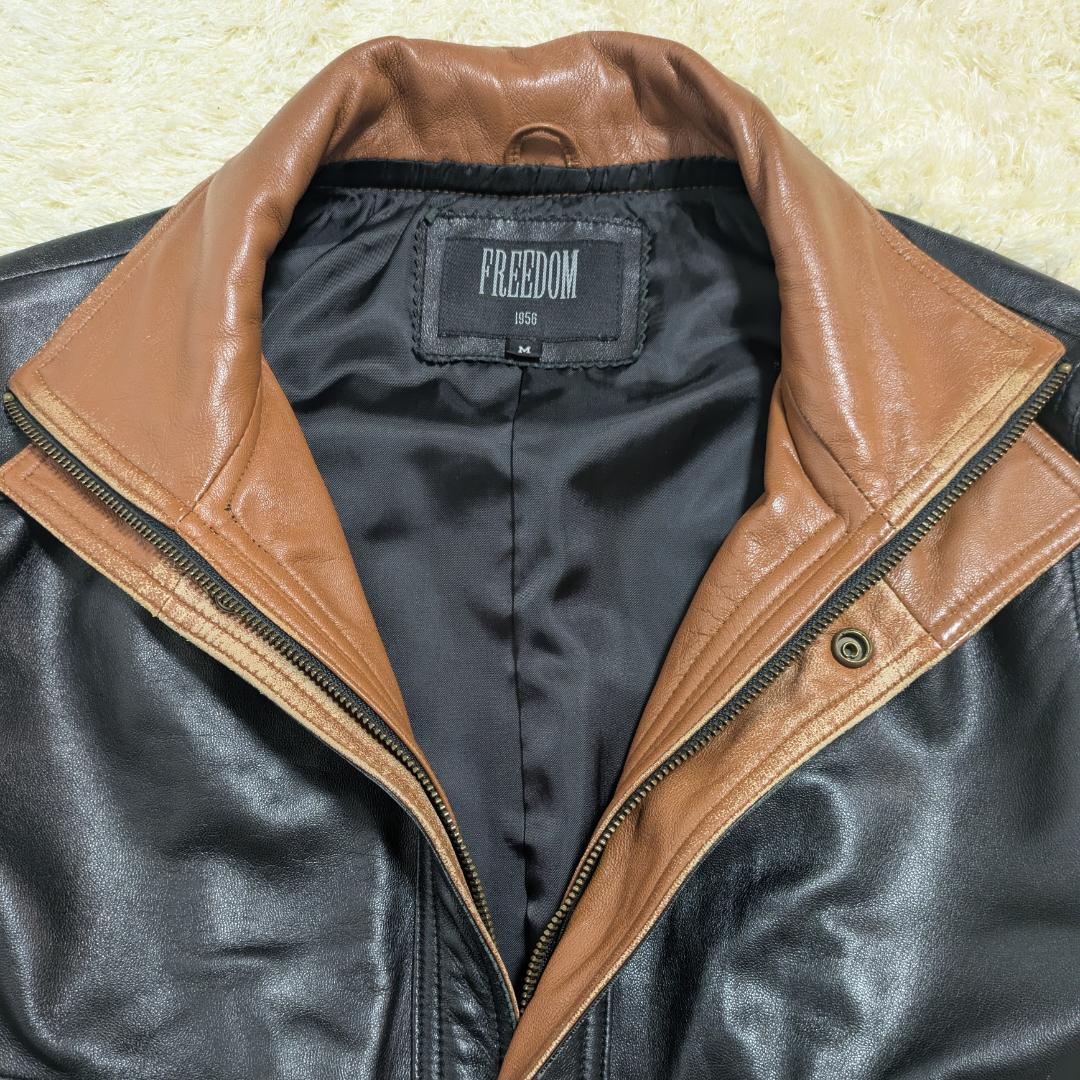 FREEDOM 羊革 レザージャケット A-2 G-1 雰囲気抜群