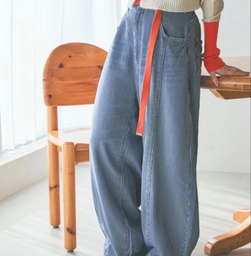 ニコアンド ［NKJ 2026SS］ 3D ドロップデニムパンツS