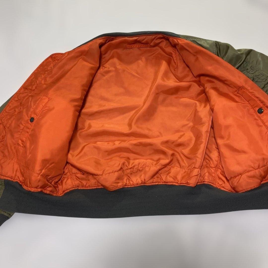 80s⁉️ビンテージ ALPHA USAアルファ MA-1 フライトジャケット L