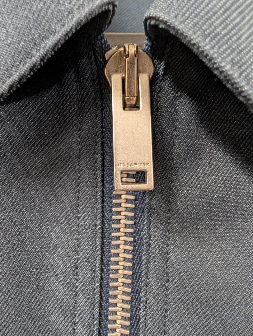 JIL SANDER ジルサンダー ジップアップ シャツジャケット ネイビー