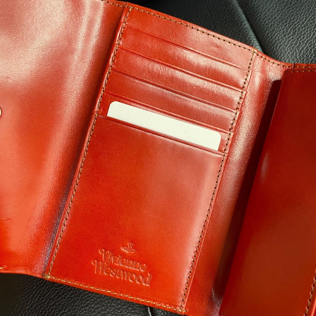 超レア 廃盤✨Vivienne Westwood 財布 オレンジ系 ユニセックス