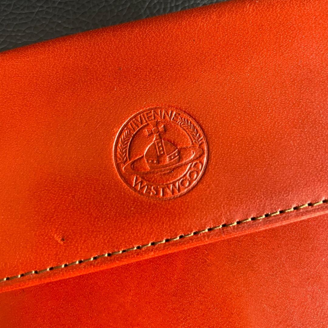 超レア 廃盤✨Vivienne Westwood 財布 オレンジ系 ユニセックス