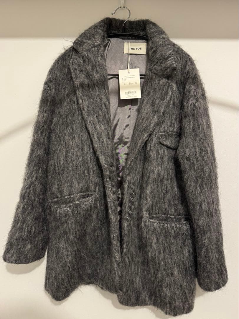 ジャケット・アウター THE TOE CHAMONIX SHAGGY JACKET gray M