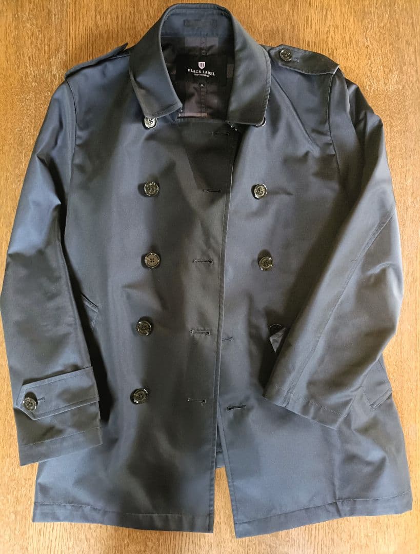 【美品】クレストブリッジ トレンチコート ネイビー XL