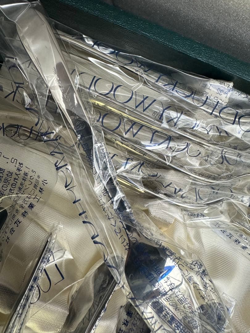 （009）新品未使用　ラッキーウッド　マリエッタ　カトラリーセット5客用40ps