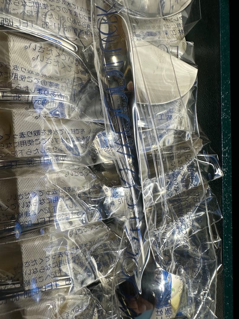 （009）新品未使用　ラッキーウッド　マリエッタ　カトラリーセット5客用40ps