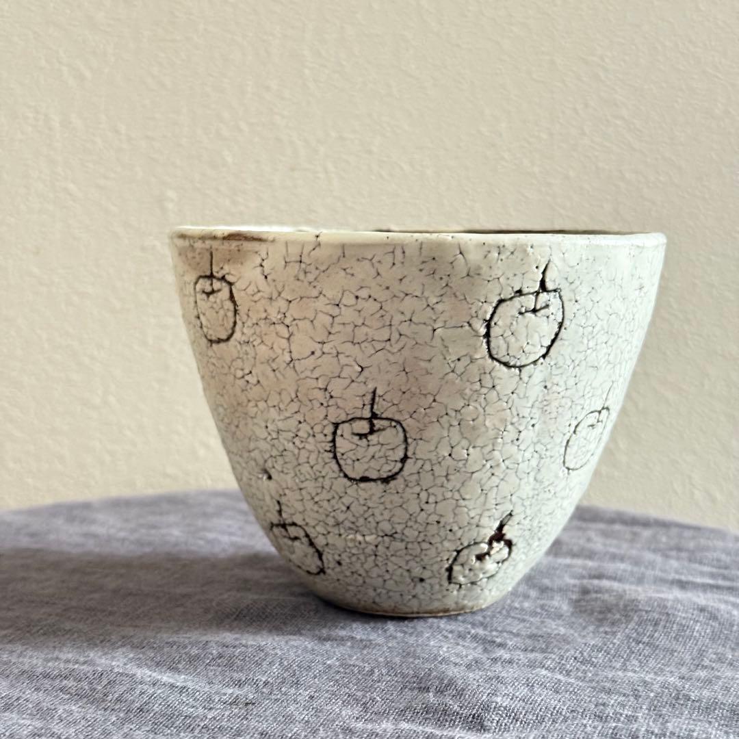 楠田淳子さん　りんごのお椀　お鉢　カフェオレボウル