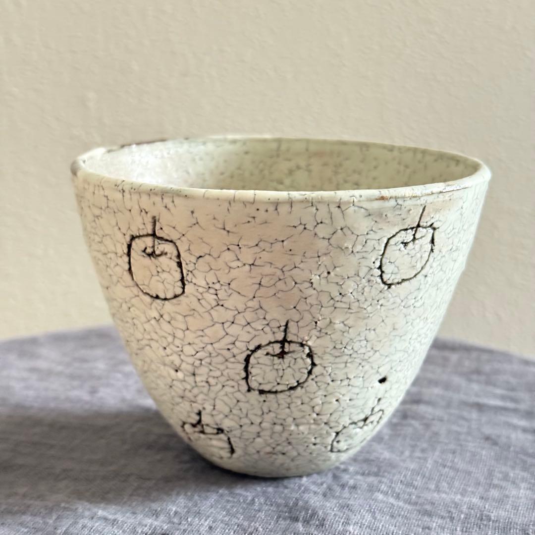 楠田淳子さん　りんごのお椀　お鉢　カフェオレボウル