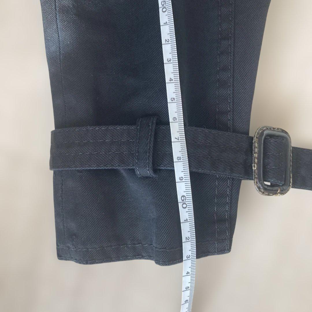 Dior homme05 ブラックトレンチコート　エディデザイン