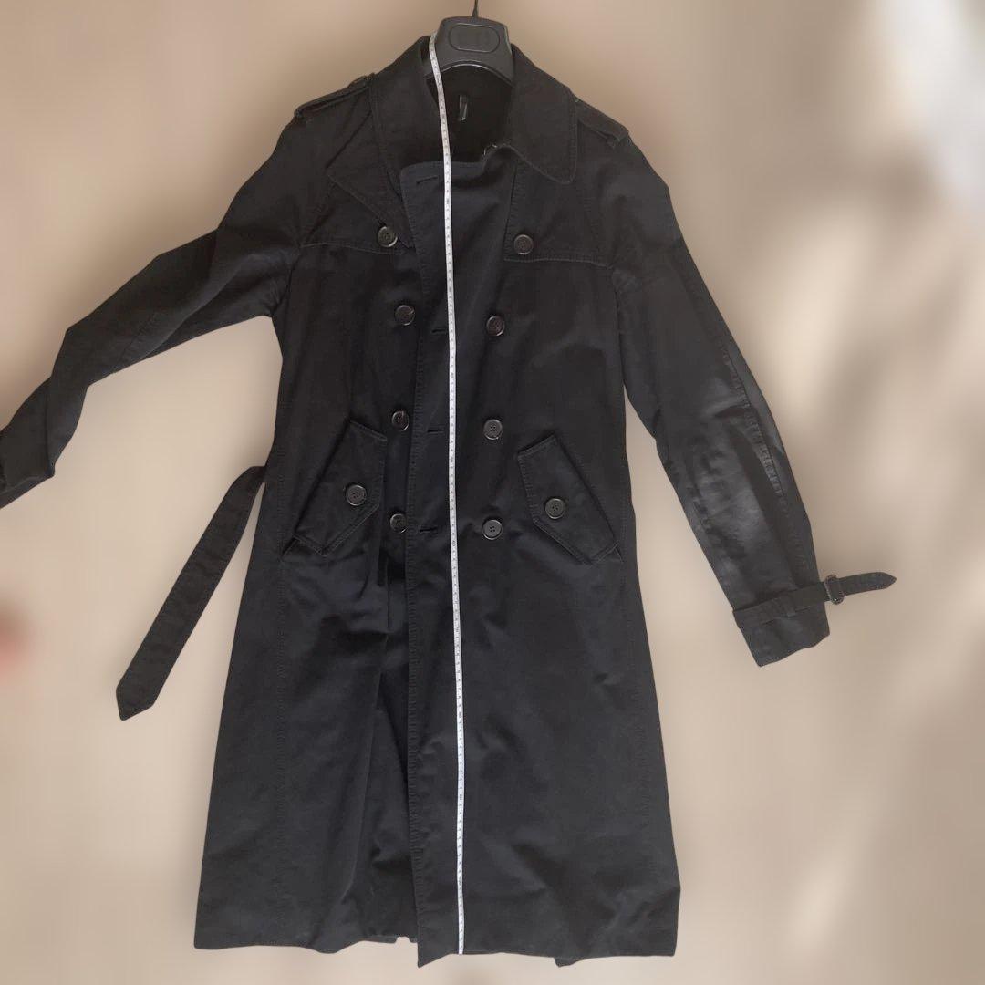 Dior homme05 ブラックトレンチコート　エディデザイン