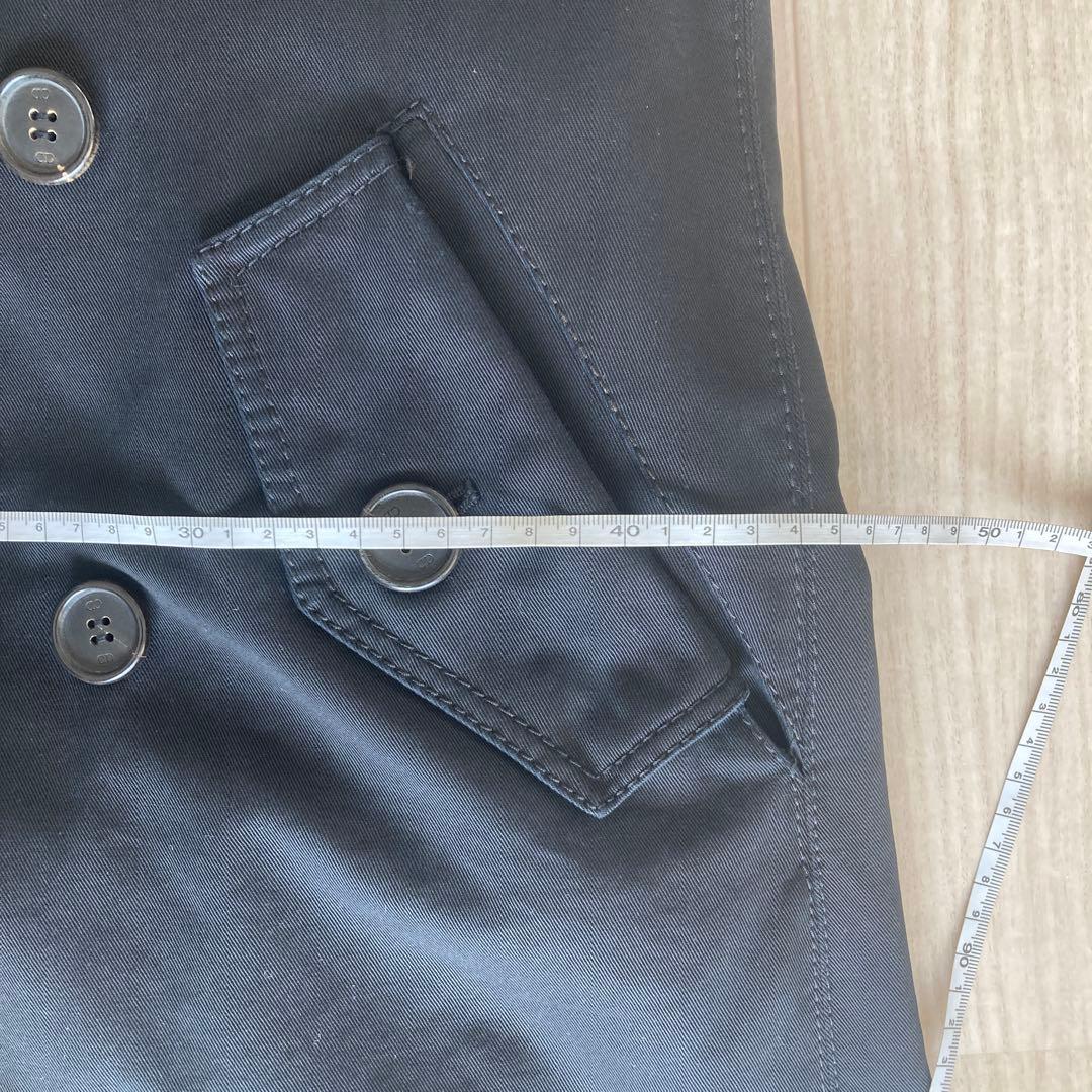 Dior homme05 ブラックトレンチコート　エディデザイン