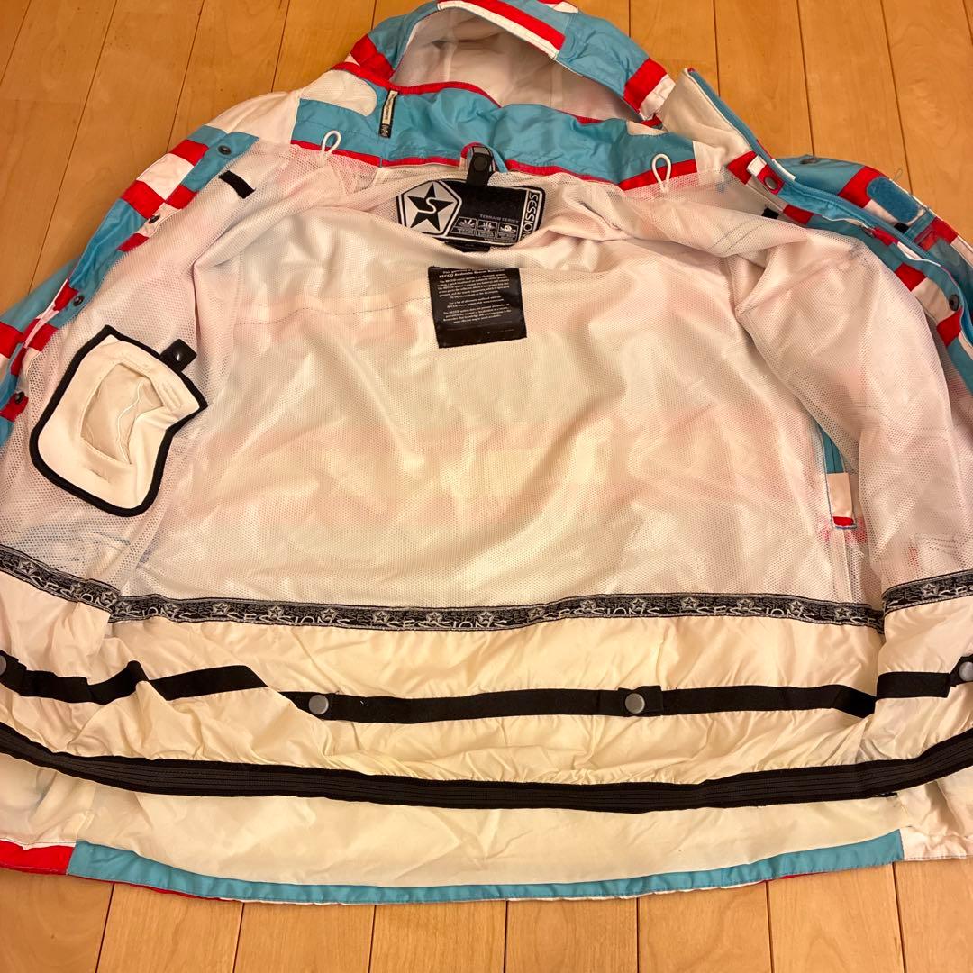 【大幅値下げ】SESSIONS スノーボードウェア 上下セット メンズ Mサイズ