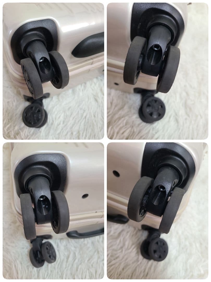 未使用近　MAXBOX スーツケース　ALI-5511パールホワイト　出張