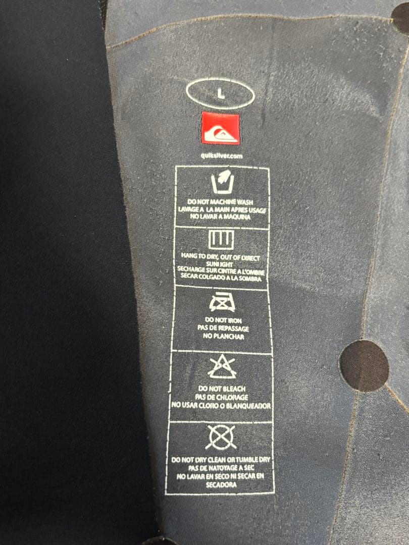 クイックシルバー　スプリング　Lサイズ