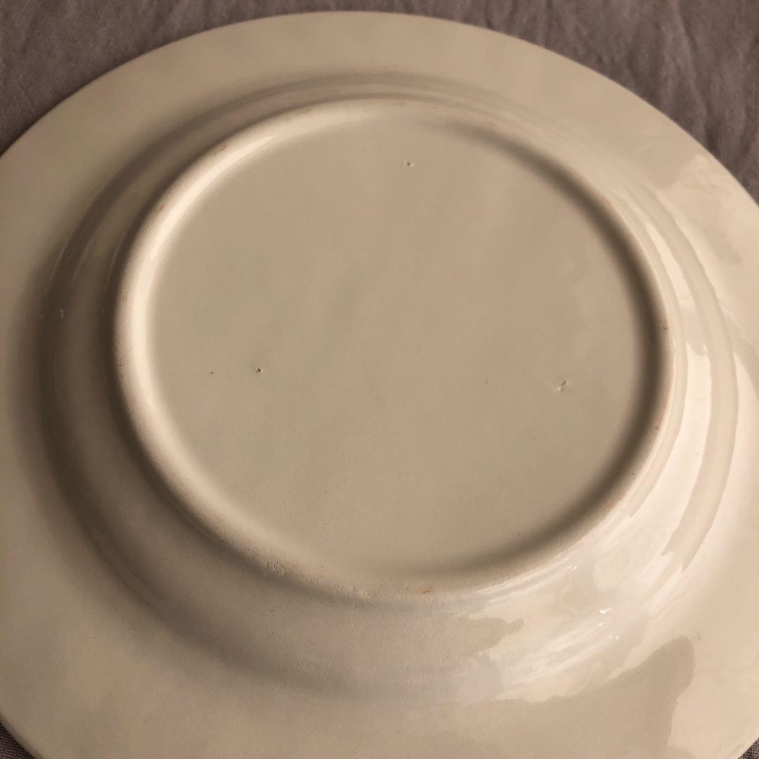 2枚セット　レア希少品　フレンチアンティーク　デッドストック　ディナープレート