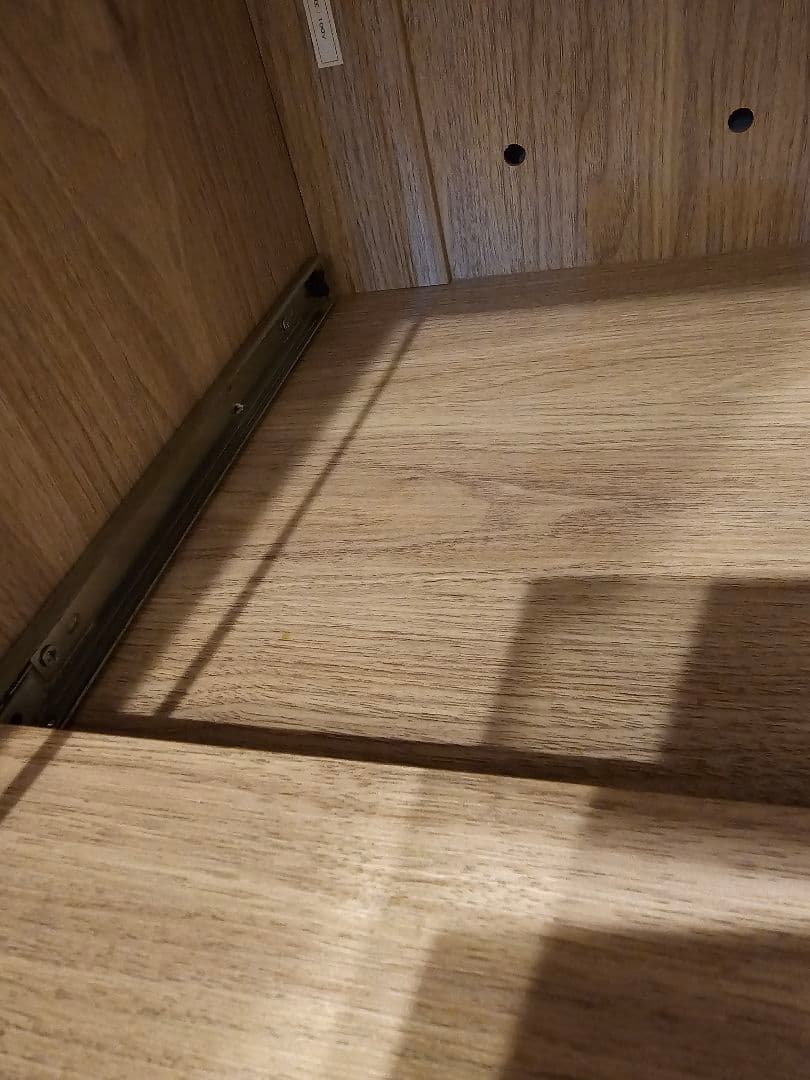 スチールフレーム食器棚 ダークブラウン