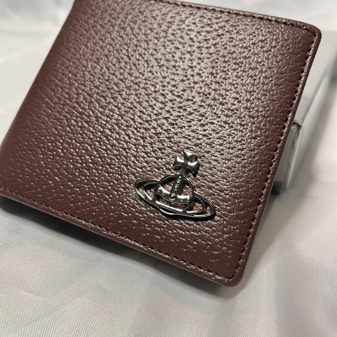 新品 Vivienne Westwood コーヒー 二つ折り財布 バレンタイン