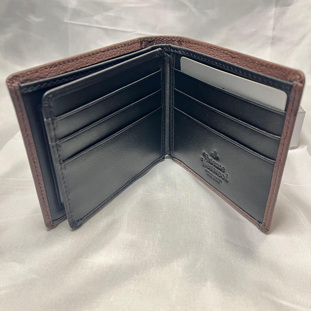 新品 Vivienne Westwood コーヒー 二つ折り財布 バレンタイン