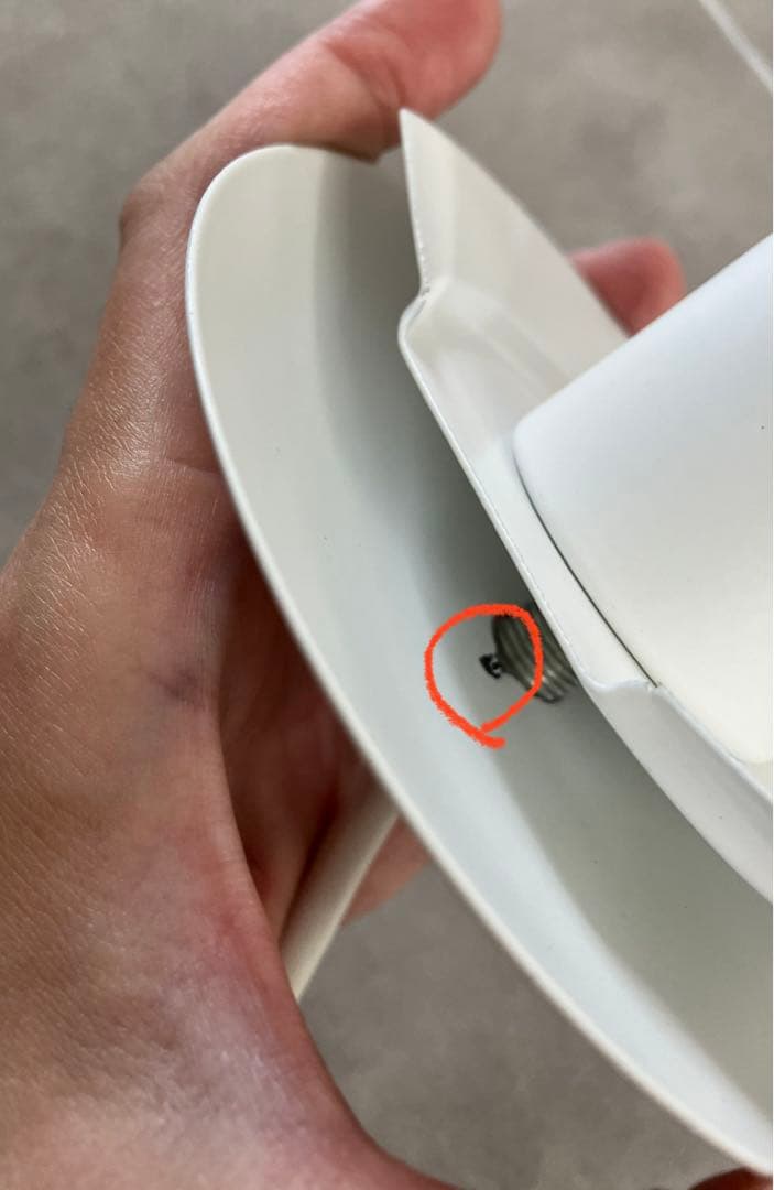 ほぼ未使用⭐︎ペンダントライト⭐︎ホワイト⭐︎フロストガラス25cm⭐︎コード長さ調節可