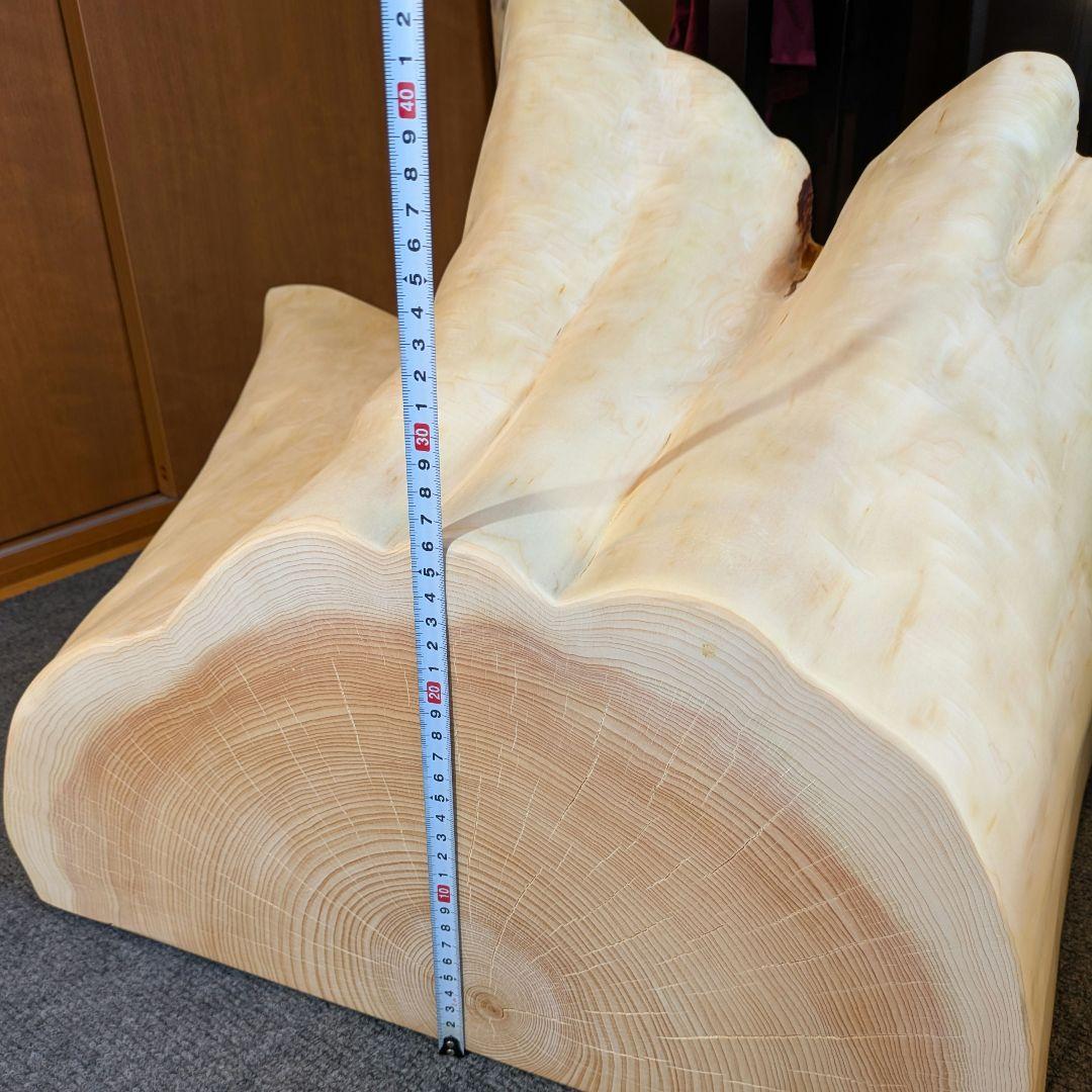 hiro①　天然檜　特大　テーブル　高さ約42㎝