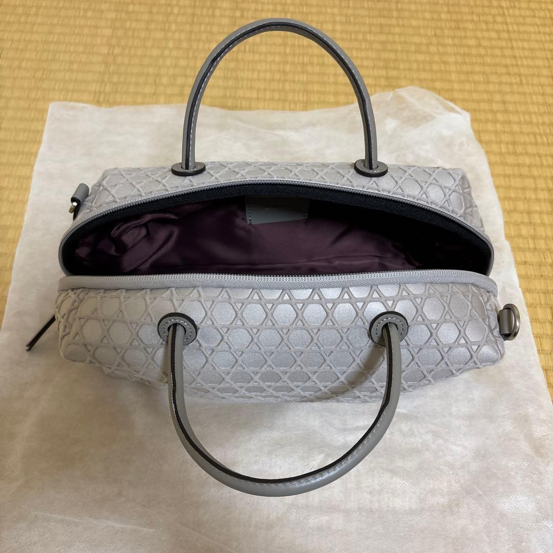 Lapuohラクーオ　ミニボストン　ライトグレー