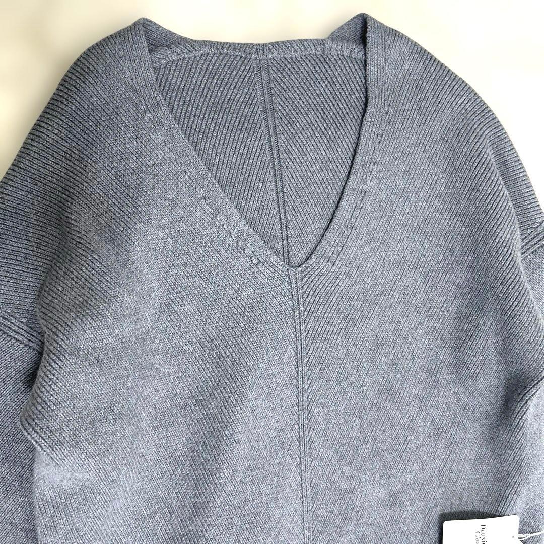 Ari タグ付/定価3.8万ドゥーズィエムクラス　カシミヤ混Ｖネックニット