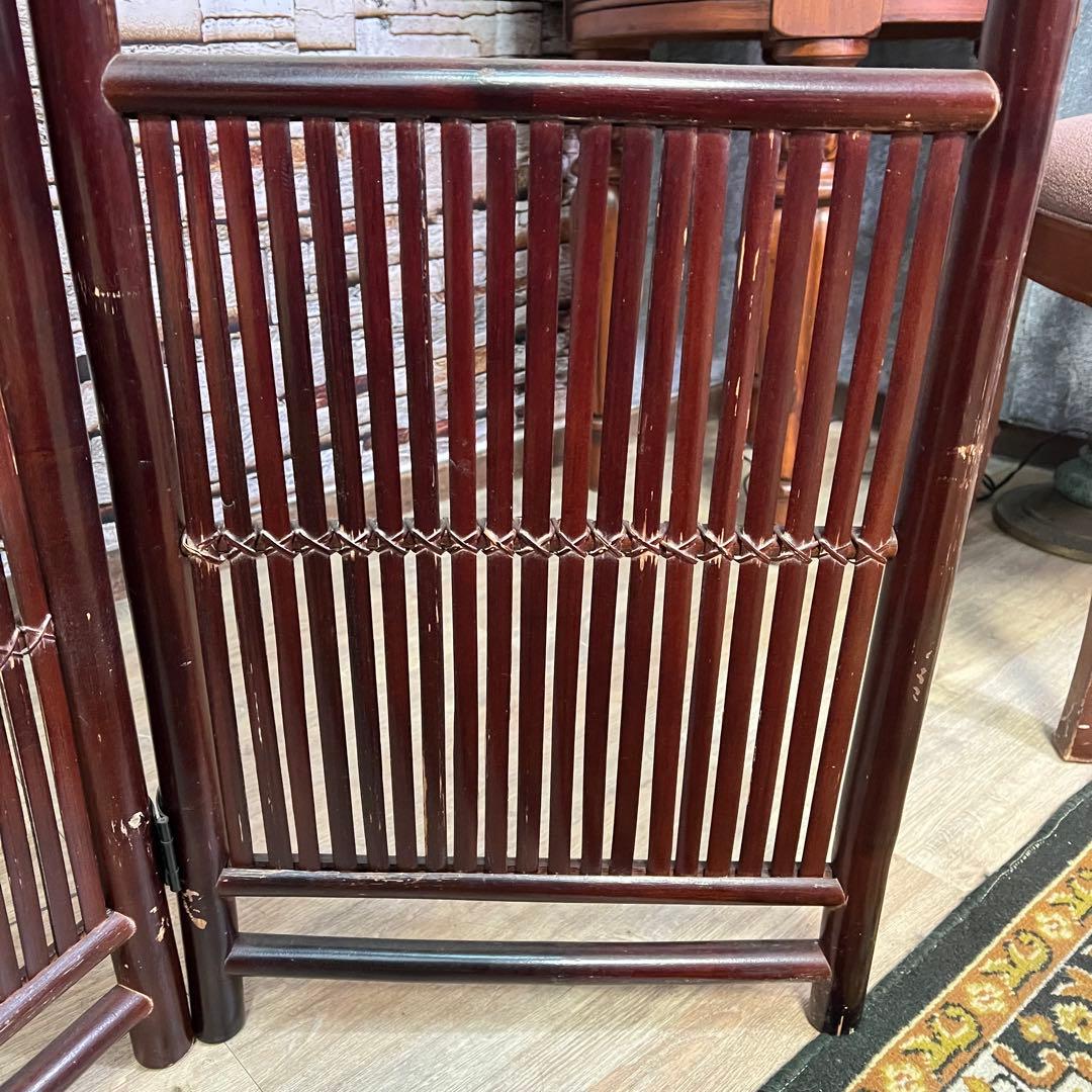 ꧁アジアン家具꧂パーテーション パーティション バンブー 竹 衝立 間仕切り