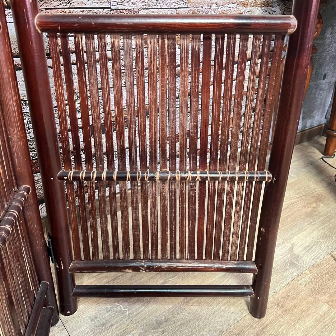 ꧁アジアン家具꧂パーテーション パーティション バンブー 竹 衝立 間仕切り