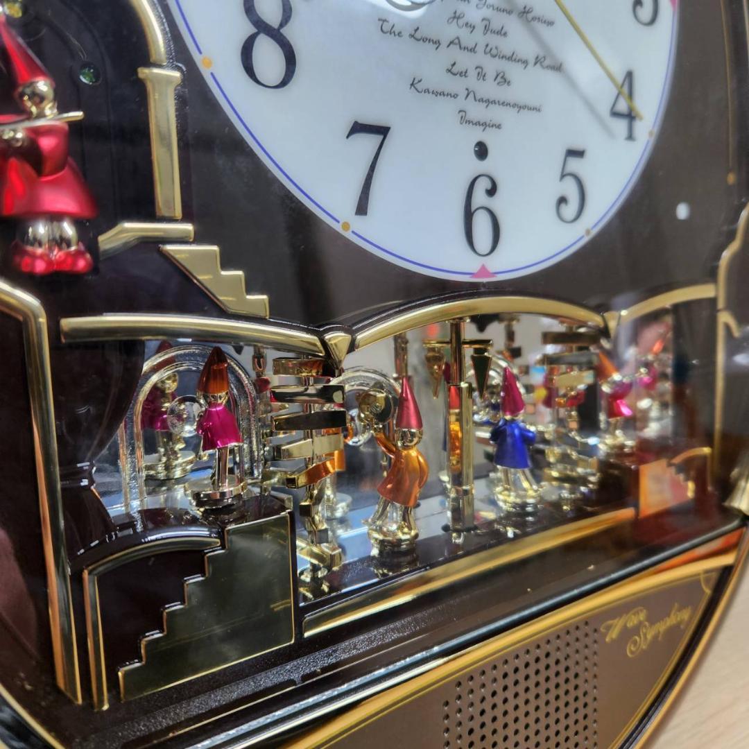 ★SEIKO　からくり時計　電波時計　ウェーブシンフォニー　RE551B