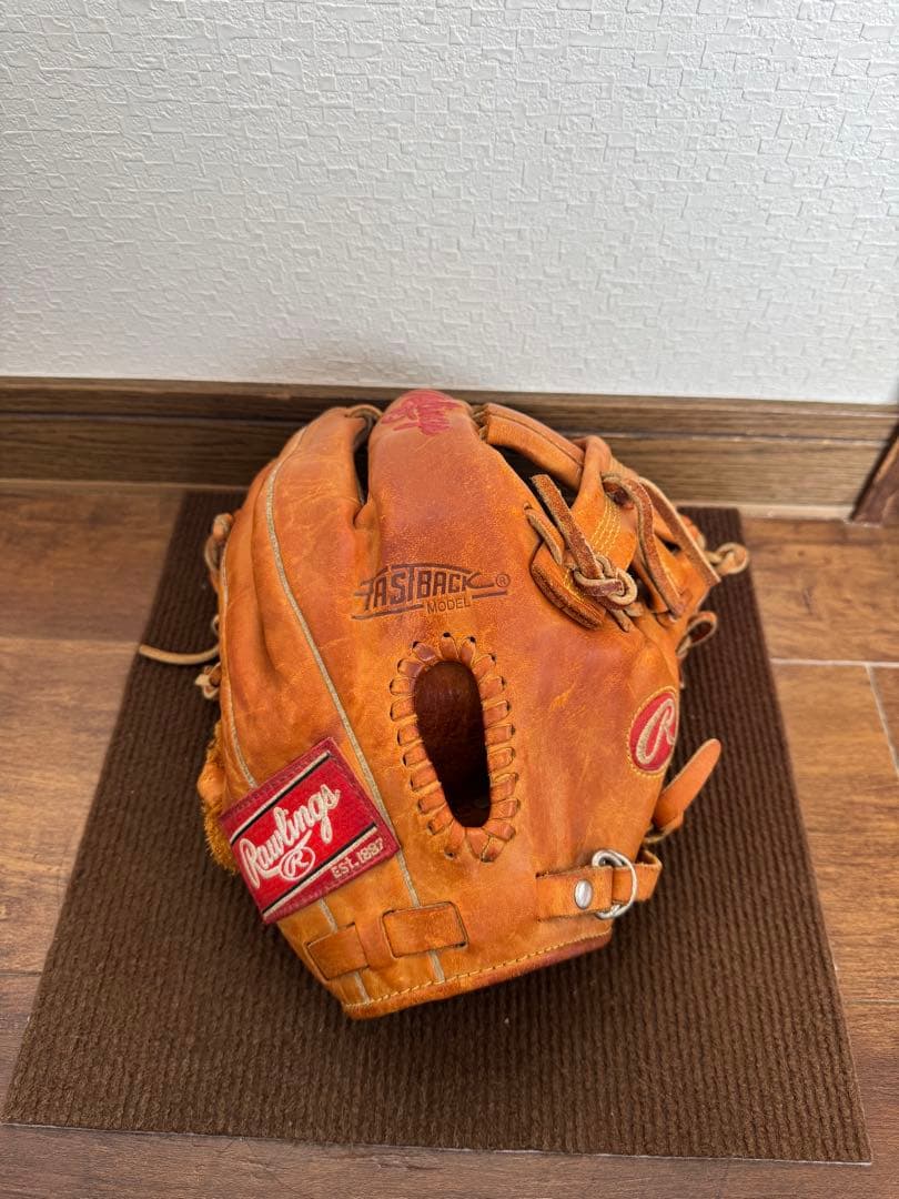 AKi  Rawlings Fastback オレンジ 軟式グローブ