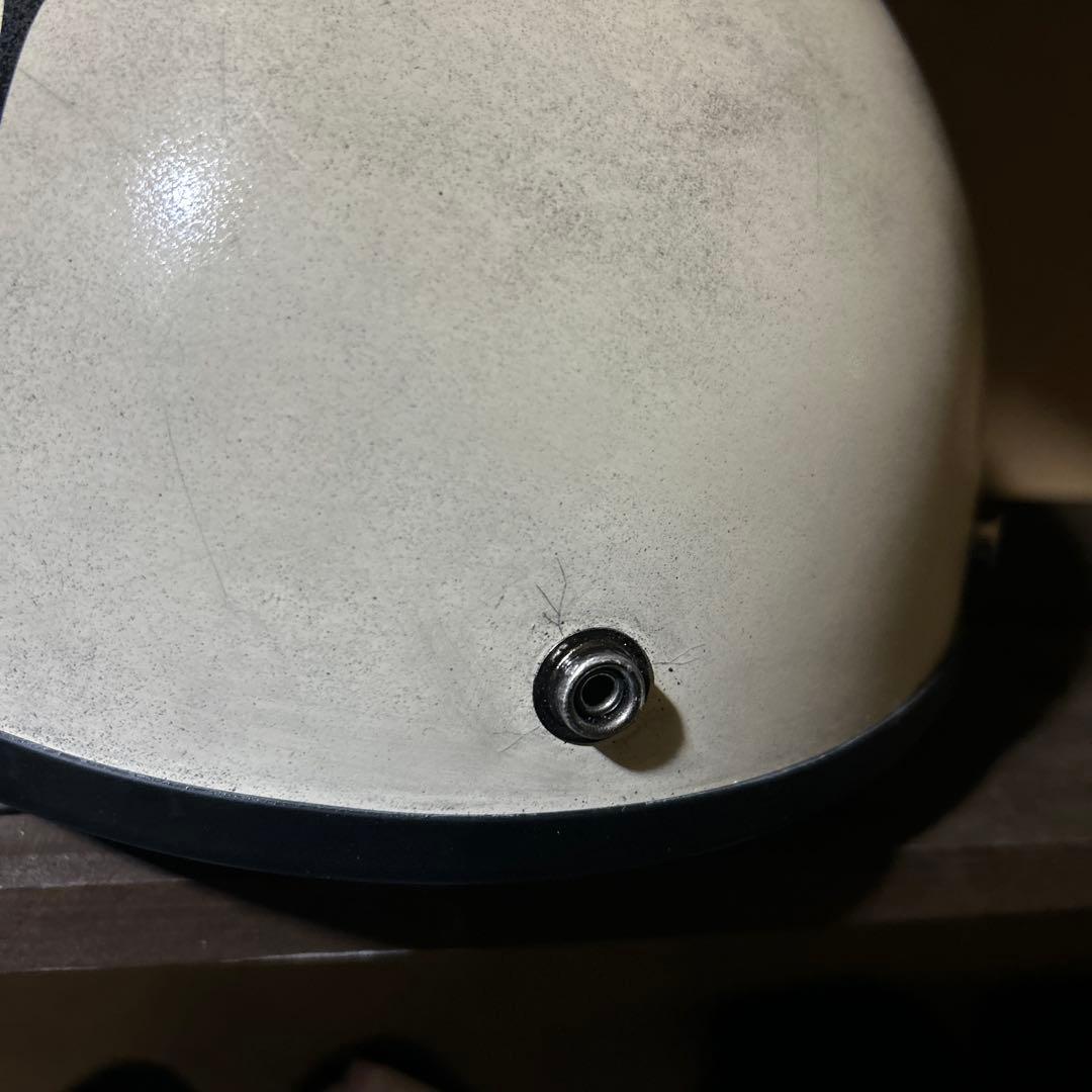 ポリスヘルメット　ハーフキャップ　エイジング　ハーレー　チョッパー　ブコ　ベル