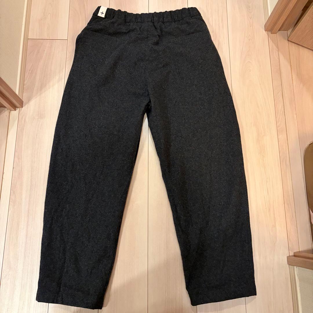 JIL SANDER+ セットアップ ウールシャツジャケット/ワイドスラックス