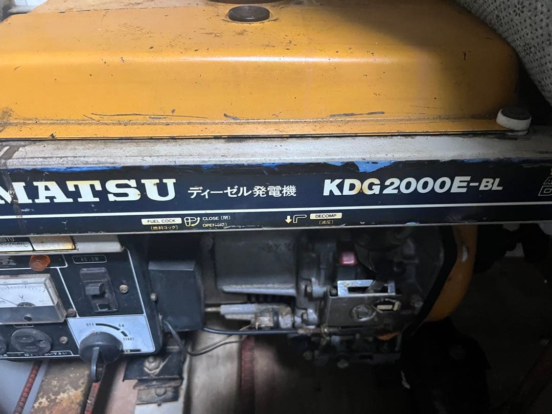 KOMATSU ディーゼル発電機 KDG2000E-BL