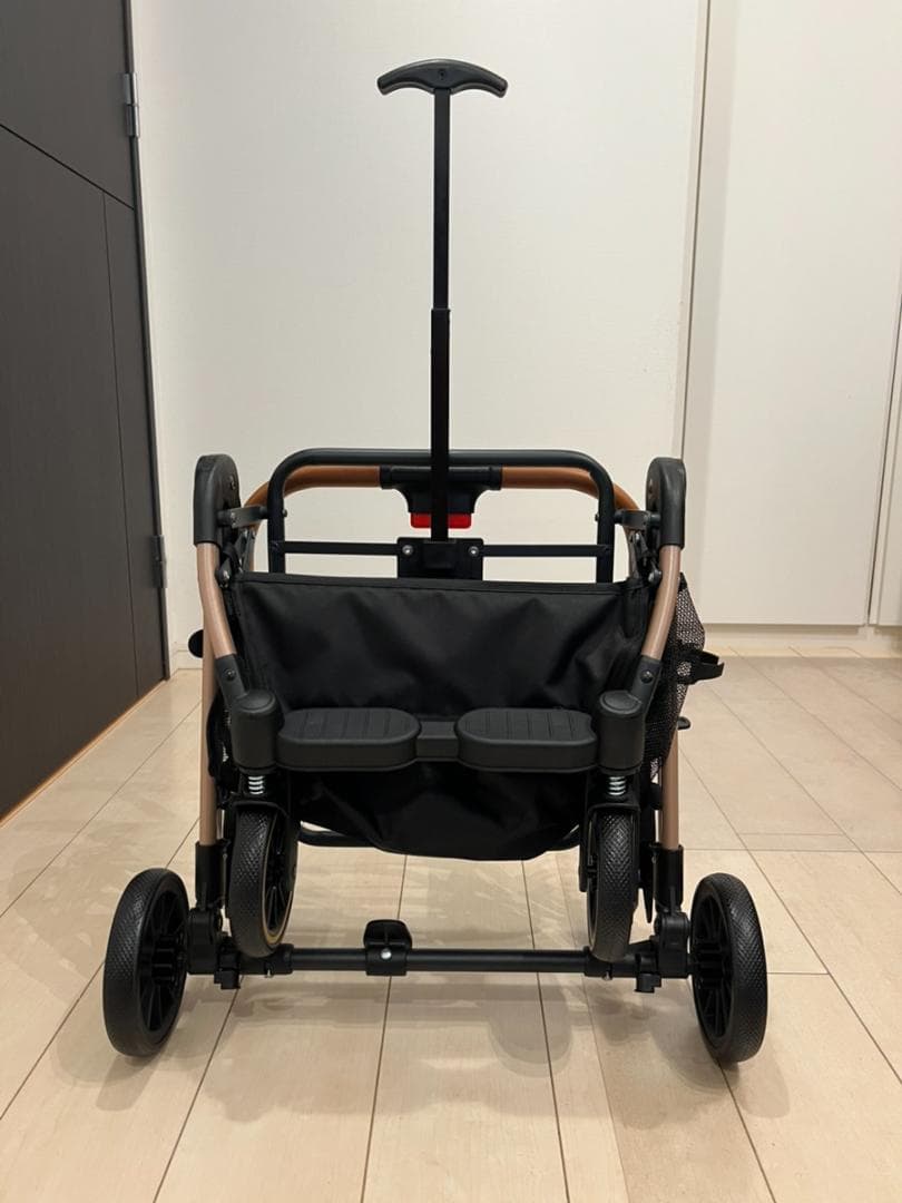 【新品・未使用】ペットカート 黒 分離型 犬猫 バギー 耐荷重20㎏ 折畳み