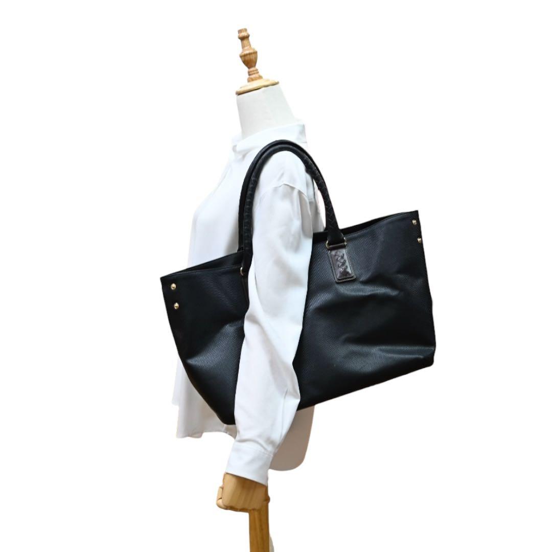 【美品】ボッテガヴェネタ　トートバッグ　ショルダー　ボストンバッグ　ブラック