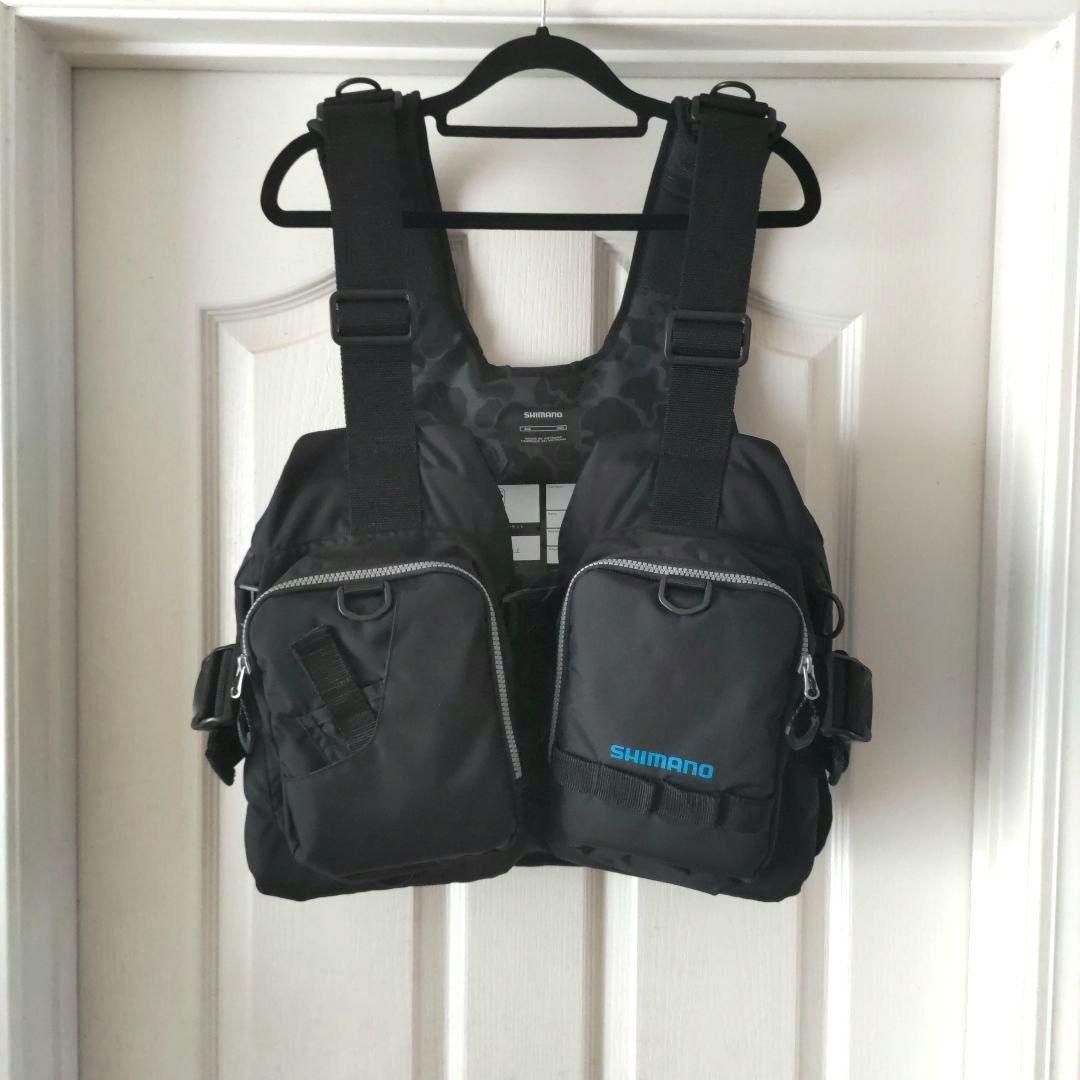シマノ　フローティングベスト ライフジャケット　ブラック VF-068T