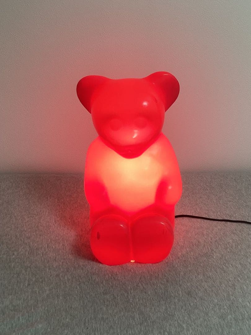Lumibär ドイツ製熊ランプ赤