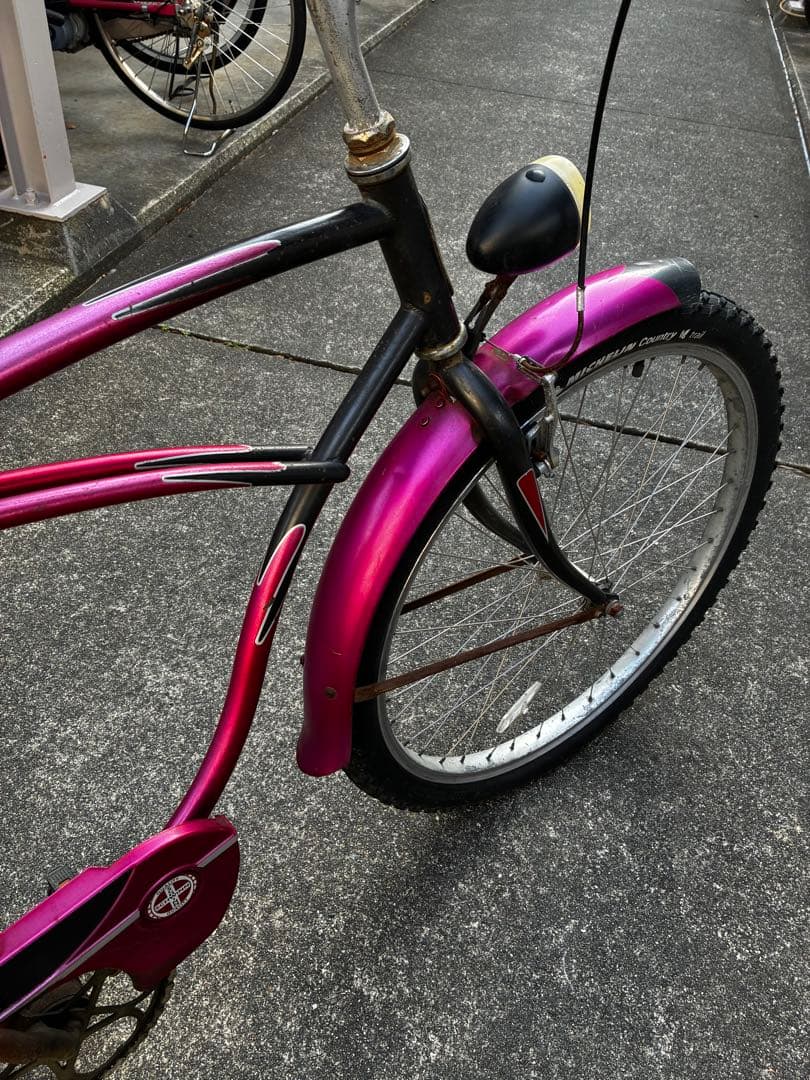 SCHWINN ビーチクルーザー パープル