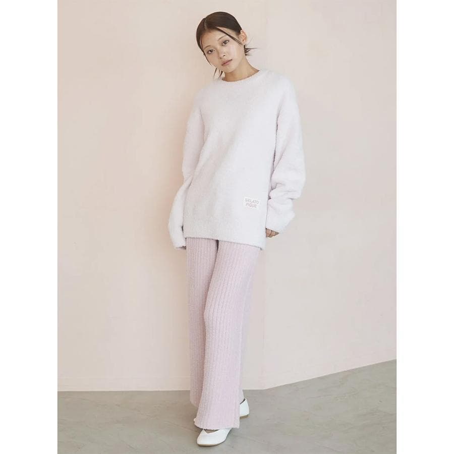 gelato pique カラフルパウダープルオーバー＆ベビモコリブロングパンツ