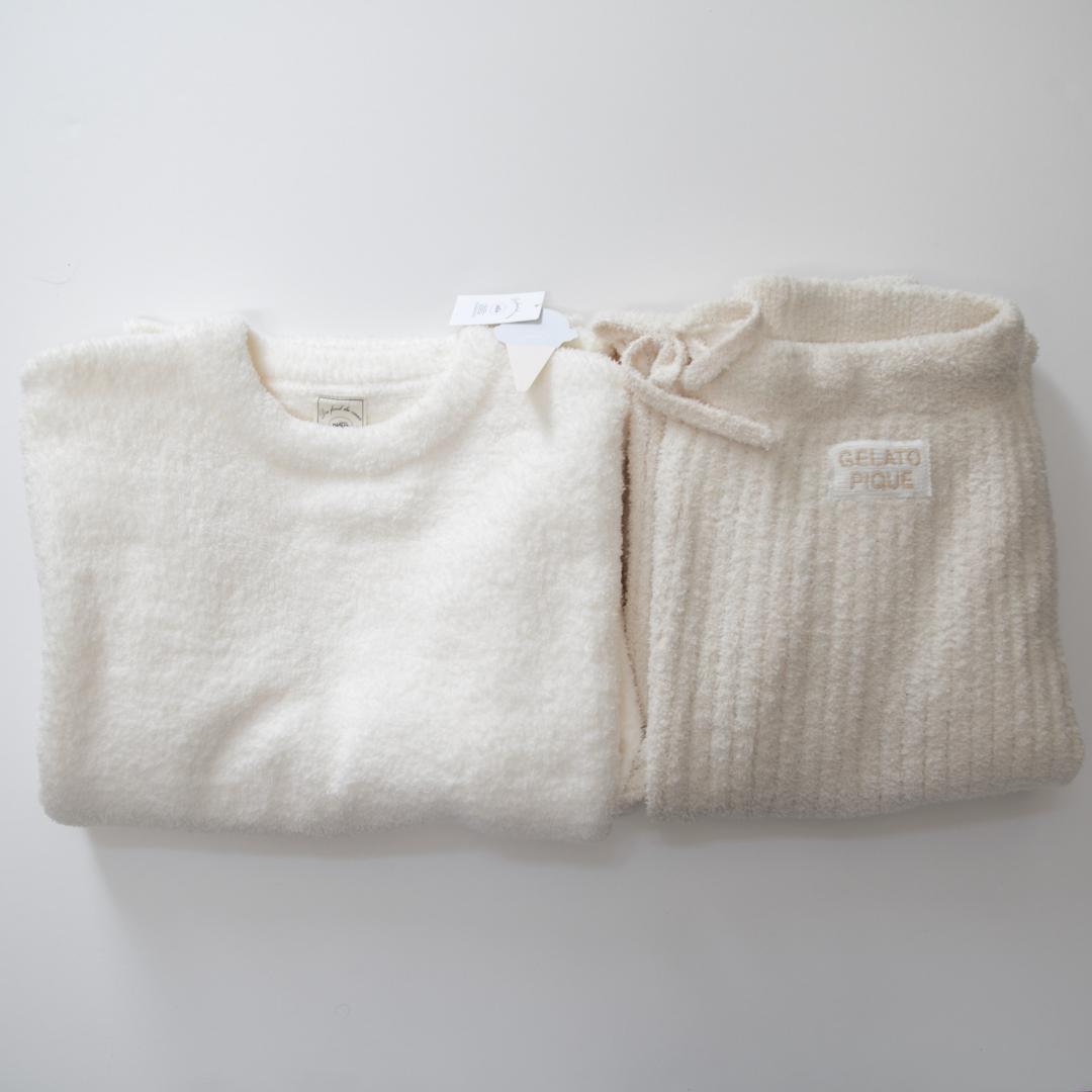 gelato pique カラフルパウダープルオーバー＆ベビモコリブロングパンツ