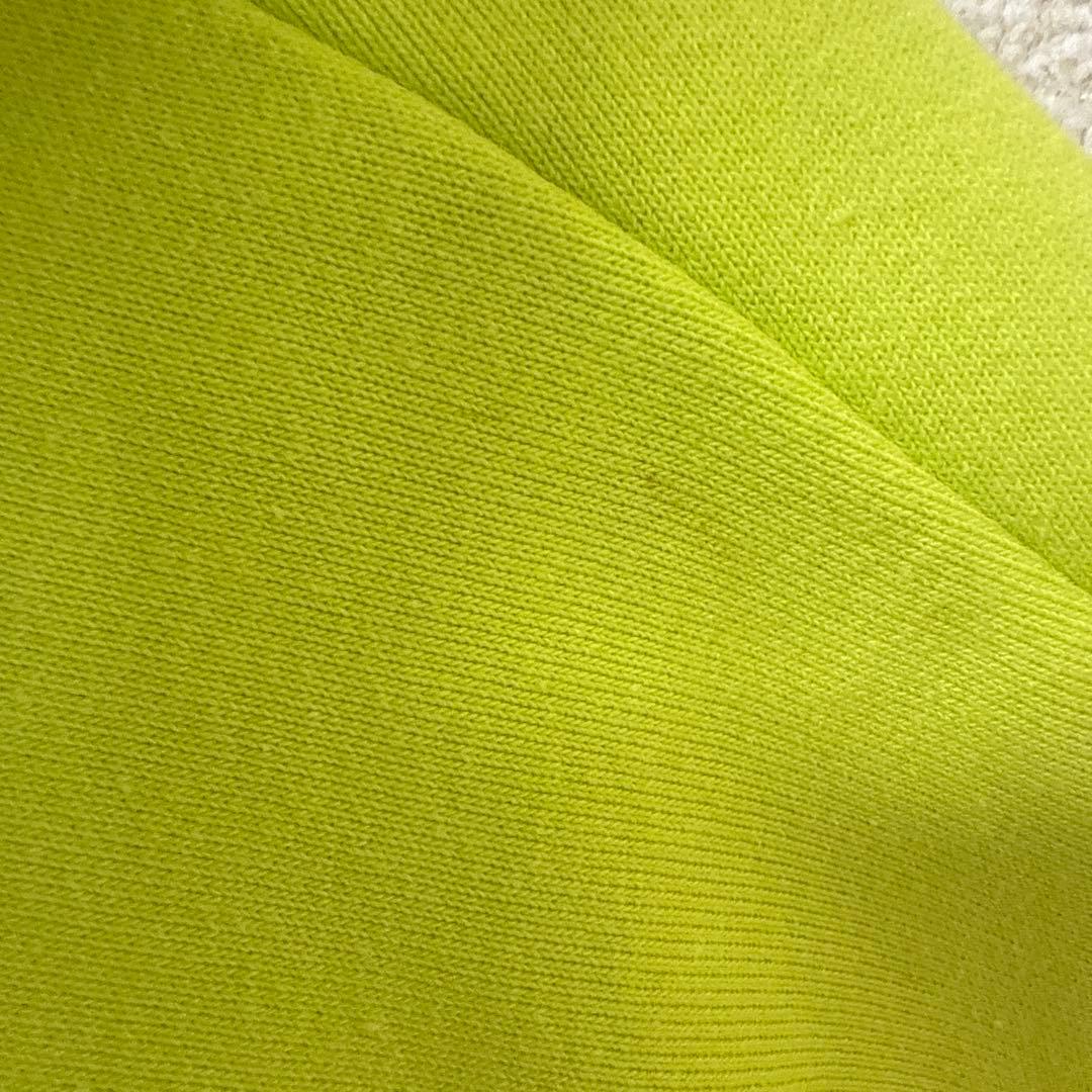 STUSSY イエロー ジップアップパーカー サイズL