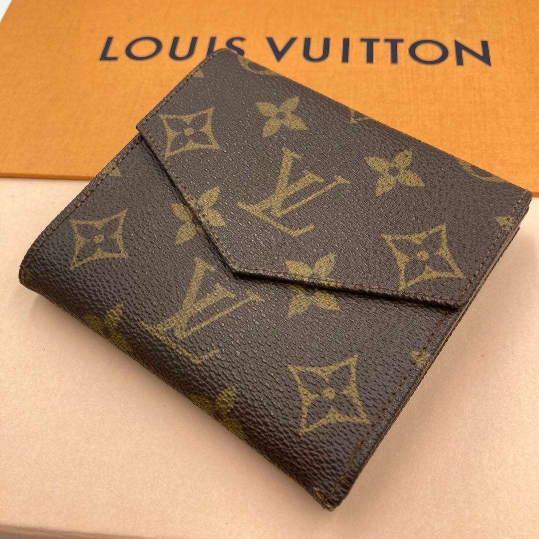 ルイヴィトン　折り財布　モノグラム　ビンテージ　40Aa