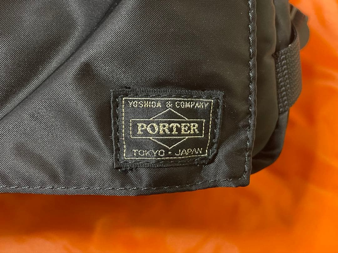【美品】PORTER ポーター タンカー　ウエストバック 黒