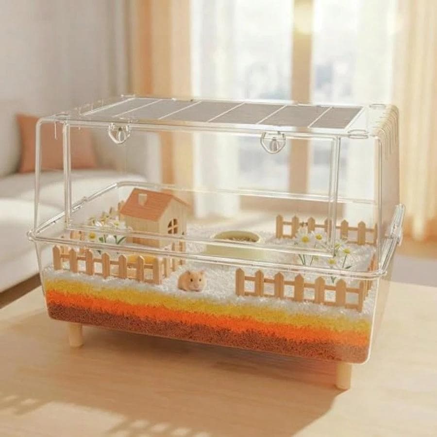 透明PET素材の飼育ケース 75cm