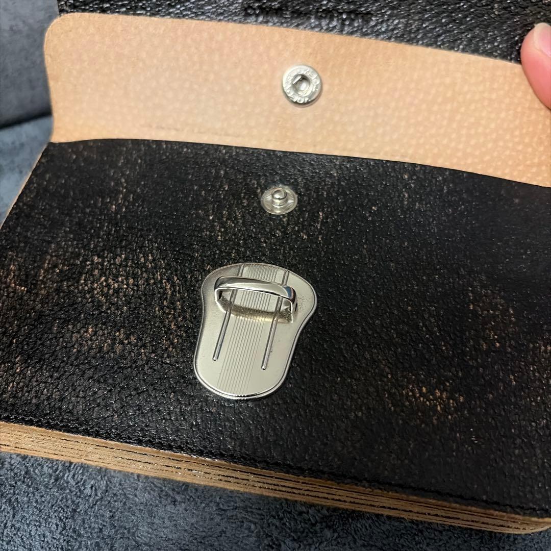 最終価格コムデギャルソン 蛇腹 ピッグスキン 長財布