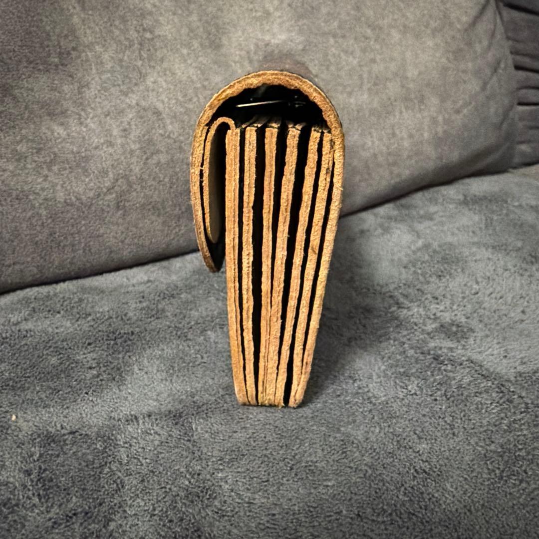 最終価格コムデギャルソン 蛇腹 ピッグスキン 長財布