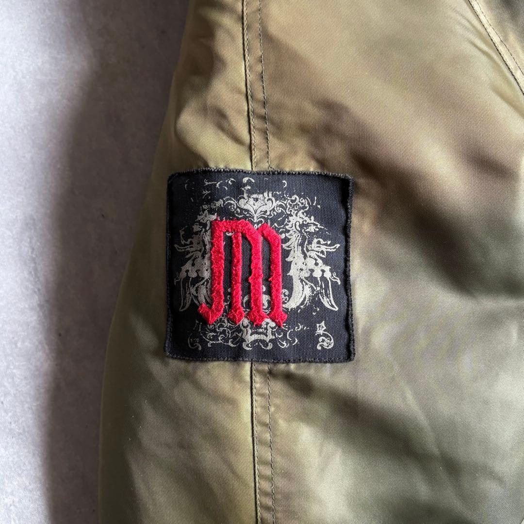 【00s archive】N-2B ダウンジャケット　ファー　y2k 短丈　古着