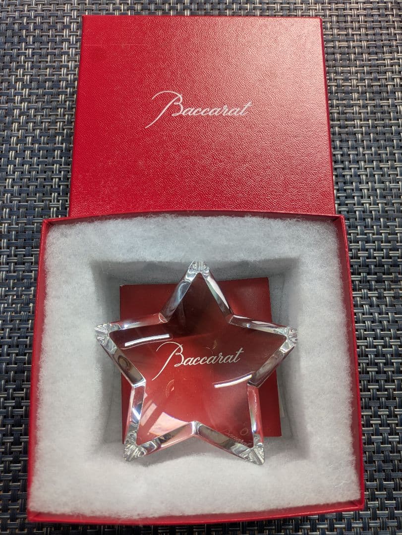 Baccarat バカラクリスタル ザンザンスター　星形置物 箱付き