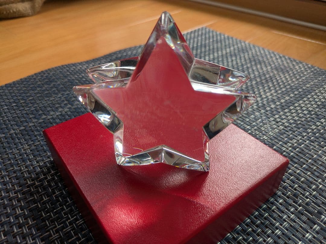 Baccarat バカラクリスタル ザンザンスター　星形置物 箱付き